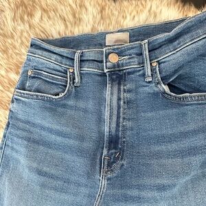 Stylish High Rise Blue Jeans
